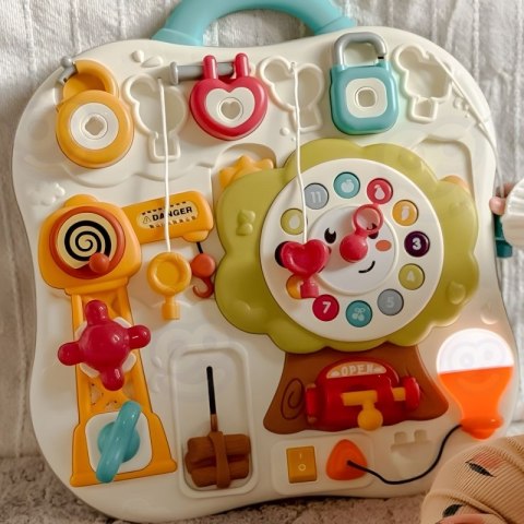 WOOPIE Tablica Montessori Manipulacyjna Sensoryczna Interaktywna dla Malucha