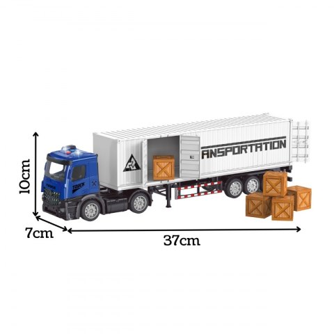 WOOPIE Ciężarówka Kontenerowa TIR z Efektami Świetlnymi i Dźwiękowymi!