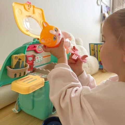 WOOPIE Kotek Przenośny Salon Piękności 2w1 w Plecaku Transporter