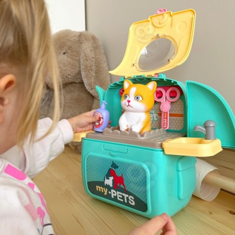 WOOPIE Kotek Przenośny Salon Piękności 2w1 w Plecaku Transporter