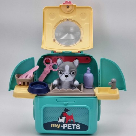 WOOPIE Przenosny Zestaw Pielęgnacyjny Groomer 2w1Pies w Plecaku Transporter