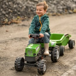 WOOPIE Traktor na Pedały Big PowerTrac z Przyczepą XXL