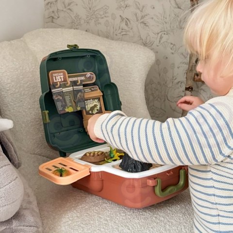 WOOPIE Walizka Dinosaur World - Edukacyjny Zestaw Odkrywcy Dinozaurów