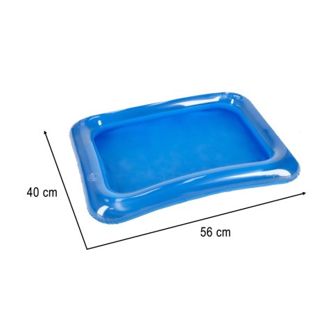 Piasek dla dzieci w wiaderku 1kg foremki niebieski Piasek dla dzieci w wiaderku 1kg foremki niebieski