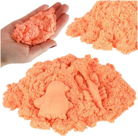 Piasek dla dzieci 1kg w woreczku pomarańczowy Piasek dla dzieci 1kg w woreczku pomarańczowy