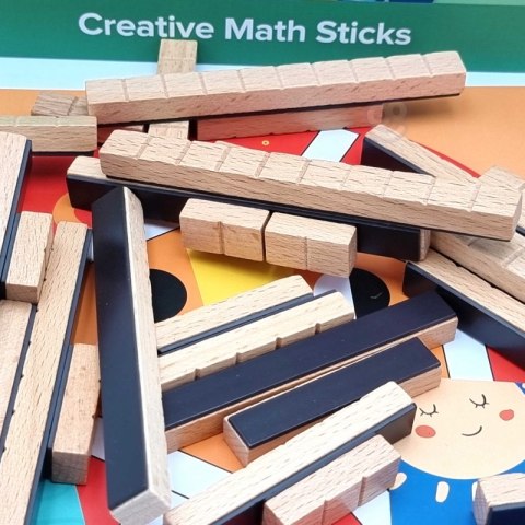 TOOKY TOY Układanka Gra Logiczna Łamigłówki Klocki Magnetyczne dla Dzieci 49 el. FSC