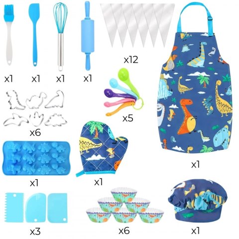 WOOPIE Dino Zestaw Małego Kucharza