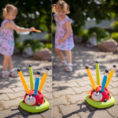 WOOPIE Gra Zręcznościowa 3w1 Wyrzutnia Rakiet Skakanka Rzut do Celu Biedronka