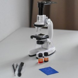 WOOPIE Mikroskop Cyfrowy LED Przybliżenie do 1200x Zestaw XXL z Adapterem do Smartfona