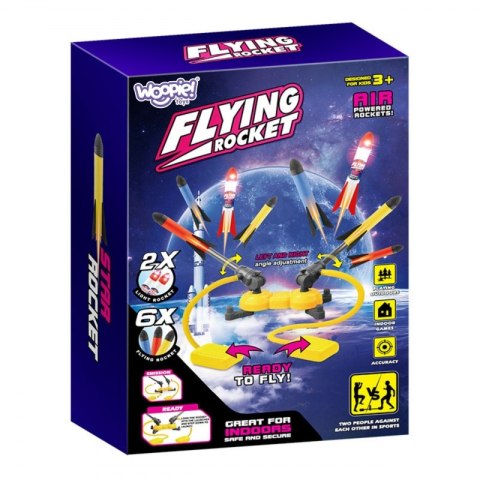 WOOPIE Podwójna Wyrzutnia Rakiet Piankowych 8szt.