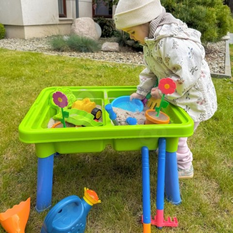 WOOPIE Stolik Wodny 2w1 Piaskownica 13 Akc.