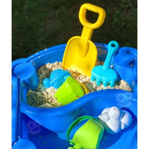 WOOPIE Stolik Wodny 2w1 Piaskownica 9 akc.
