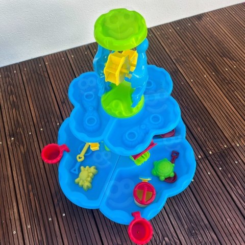 WOOPIE Stolik Wodny 2w1 Piaskownica Fontanna XXL Aquapark z Delfinem