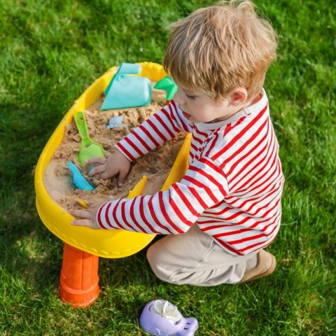 WOOPIE Stolik Wodny 2w1 Piaskownica Statek Piracki 8 akc.