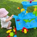 WOOPIE Stolik Wodny 4w1 Piaskownica Wodospad XL 4-Poziomowy Delfin
