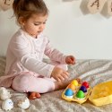WOOPIE Układanka Sorter Montessori Dopasuj Kształty Wesołe Kurczaczki Jajka 6szt