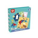 TOOKY TOY Puzzle Tangram Układanka dla Dzieci Nauka Kształtów Figury Kształty 18el.
