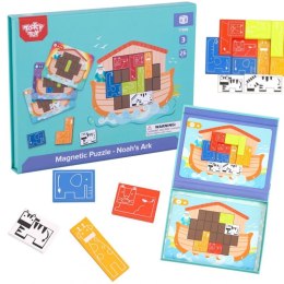 TOOKY TOY Układanka Magnetyczna Montessori Logiczna Puzzle Arka Noego 26 el.