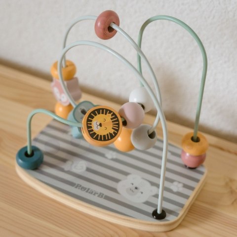 VIGA PolarB Drewniany Labirynt Przeplatanka Edukacyjna Montessori