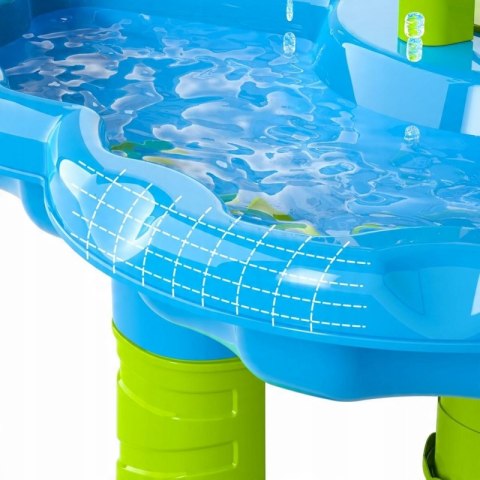 WOOPIE Stolik Wodny 2w1 Piaskownica Fontanna XXL Aquapark z Delfinem