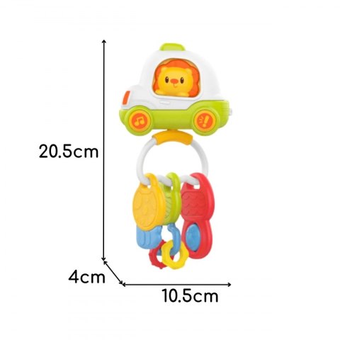 Woopie Baby Zabawka Interaktywna Pilot Samochodzik z Kluczykami Grzechotka Gryzak