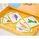 TOOKY TOY Układanka Magnetyczna Puzzle Montessori Pudełko Edukacyjne Dinozaury 68 el.
