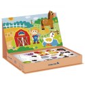 TOOKY TOY Układanka Magnetyczna Puzzle Montessori Pudełko Edukacyjne Farma 73 el.