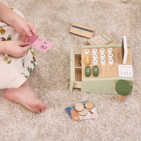 VIGA PolarB Drewniana Kasa Sklepowa Zielona