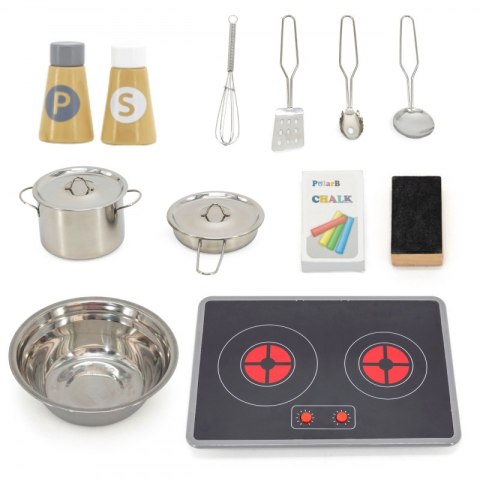 VIGA PolarB Drewniana Kuchnia Światło Dźwięk + Akcesoria