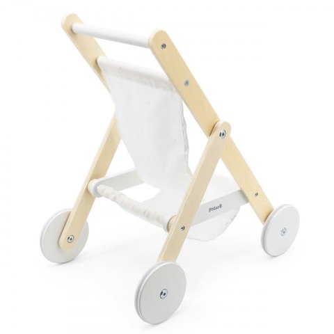 VIGA PolarB Drewniany Wózek Spacerowy Zabawka Skladany Spacerówka Dla Lalek