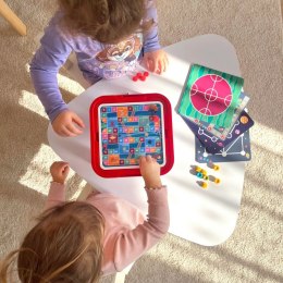 WOOPIE Stolik Gier Planszowych Logicznych 65 el. Zestaw 11w1