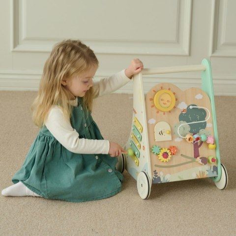 CLASSIC WORLD Drewniany Pchacz Multifunkcyjny 8w1 "Leśny Chodzik"