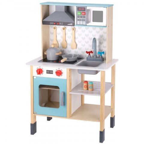 TOOKY TOY Duża Drewniana Kuchnia dla Dzieci 10 el. FSC