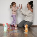TOOKY TOY Rzut do Celu Obręczami Drewniana Gra Zręcznościowa 15 el. Zwierzątka