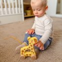 TOOKY TOY Żyrafka do Ciągnięcia Drewniany