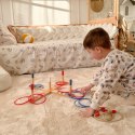 Tooky Toy Drewniana Gra Fun Serso Rzut do Celu Zręcznościowa Ring Toss Ringo