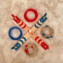 Tooky Toy Drewniana Gra Fun Serso Rzut do Celu Zręcznościowa Ring Toss Ringo