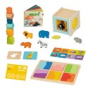 WOOPIE GREEN Box Pudełko XXL Montessori Edukacyjne 7w1 Sensoryczne 31-36 Mies. FSC