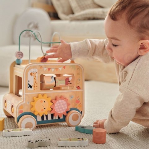 WOOPIE GREEN Drewniana Kostka Aktywności Samochód Terenowy Safari FSC