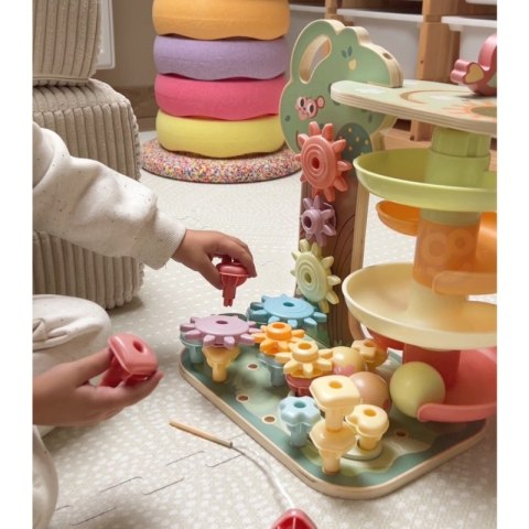 WOOPIE GREEN Drzewko Aktywności Kulodrom Montessori 4w1 FSC