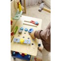 TOOKY TOY Drewniany Warsztat Zestaw XL Małego Majsterkowicza Stół Akcesoria 46 el.