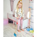 TOOKY TOY Drewniany Zestaw do Sprzątania dla Dzieci Zabawka Edukacyjna 6 el.