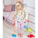 TOOKY TOY Drewniany Zestaw do Sprzątania dla Dzieci Zabawka Edukacyjna 6 el.
