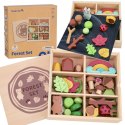 TOOKY TOY Zestaw Leśny Układanka w Stosy Klocki Figurki