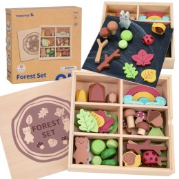 TOOKY TOY Zestaw Leśny Układanka w Stosy Klocki Figurki