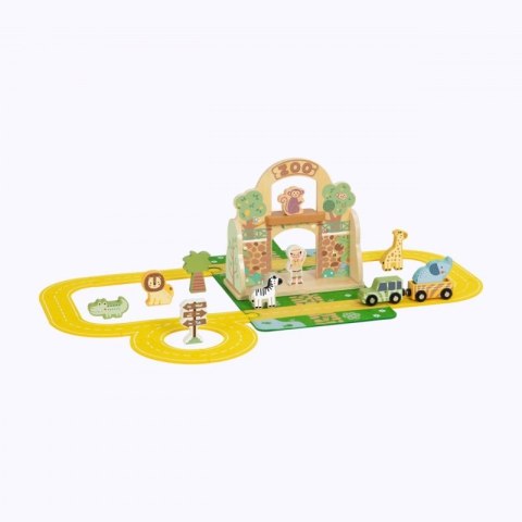 TOOKY TOY Zestaw Mini ZOO Przenośny Zestaw Torba Zwierzęta