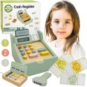 WOOPIE GREEN Drewniana Kasa Sklepowa Edukacyjna z Akcesoriami 23 el. FSC