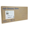 WOOPIE GREEN Duży Wielofunkcyjny Sklepik 5w1 Stragan Supermarket Restauracja Kawiarnia Kuchnia 73 el