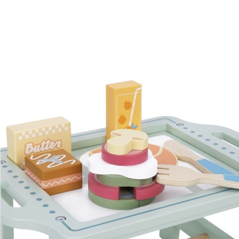 WOOPIE GREEN Zestaw Śniadaniowy i Restauracja - Zabawa w Zamawianie z Tacą i Akcesoriami