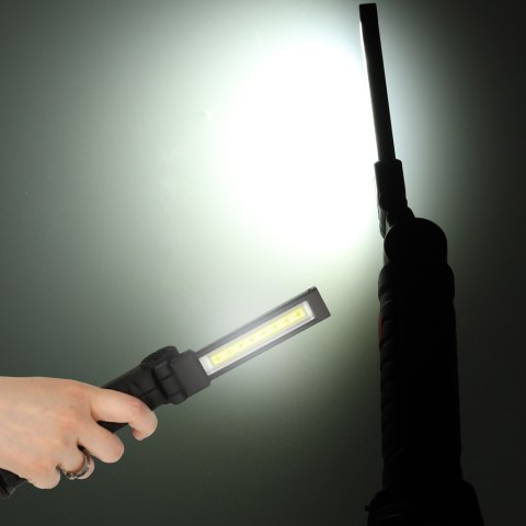 Lampa warsztatowa latarka LED USB 5 trybów składana magnes hak akumulator 1200 mAh 200 lm KAFUWELL Lampa warsztatowa latarka LED USB 5 trybów składana magnes hak akumulator 1200 mAh 200 lm KAFUWELL